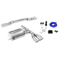 Inoxcar - Finale con silenziatore con uscita 2x90 Racing (Ø70 mm) + Valvola - Ravasicorse