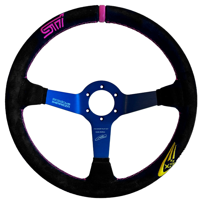 Volante personalizzato Subaru Impreza WRX STI (Suede) - Ravasicorse