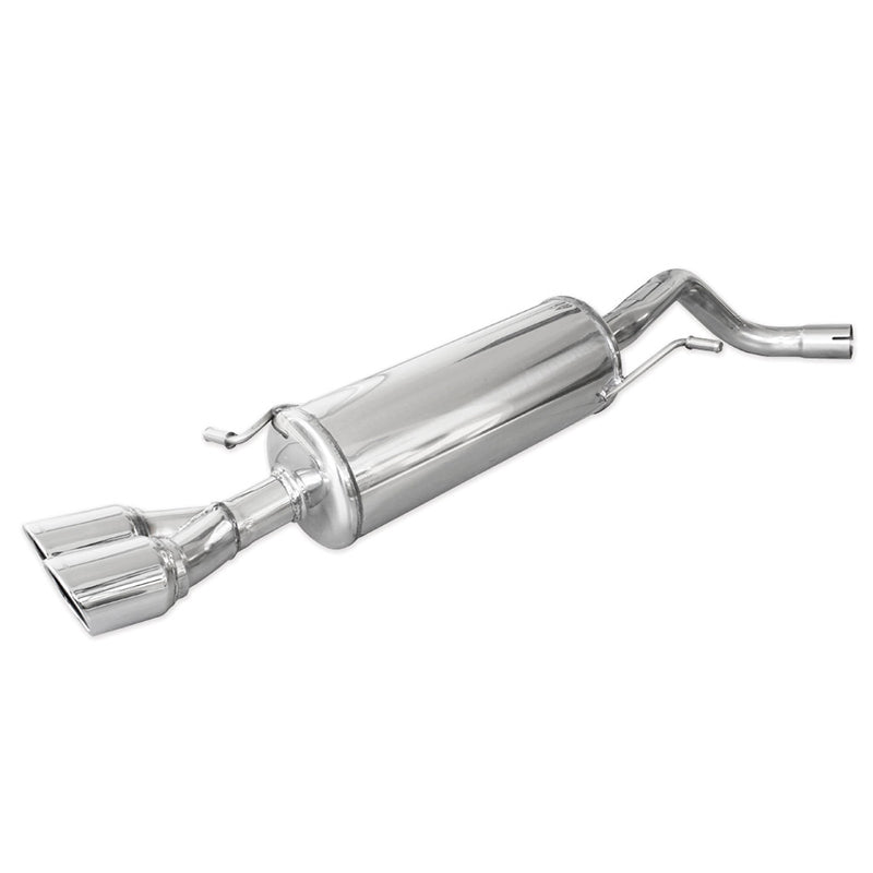 Inoxcar - Finale con silenziatore 2 x Ø80 mm (Angled) - Ravasicorse