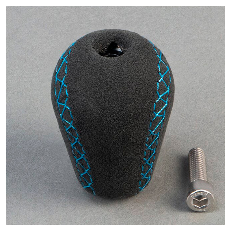 Pomello in alcantara per CAE Ultra Shifter (grey/blue) - Ravasicorse