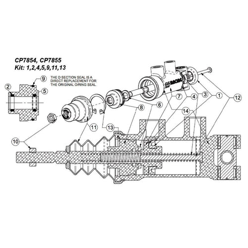 AP Racing - Kit riparazione CP7854, CP7855 - Ravasicorse